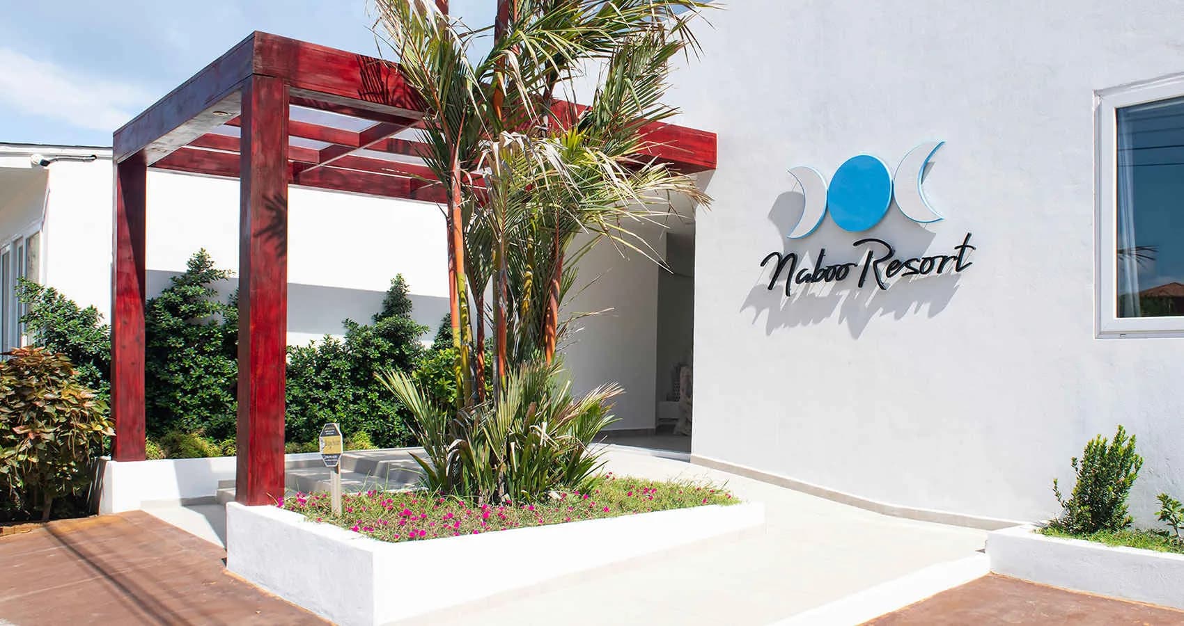 Welcoming area of Naboo Resort & Dive Center. Welcoming area of Naboo Resort & Dive Center.