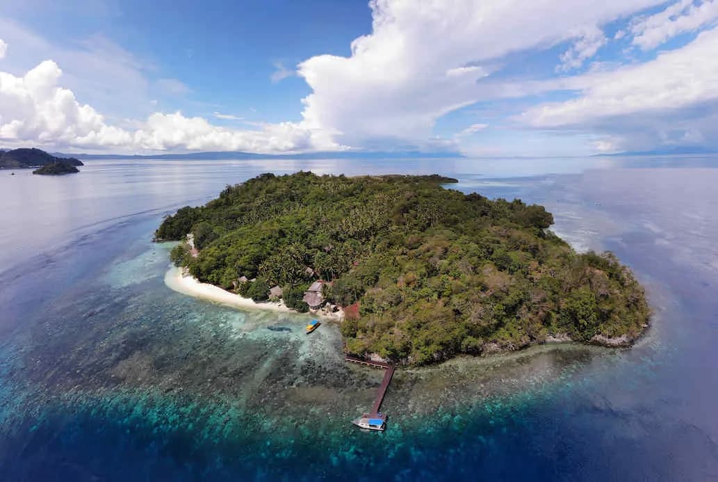 Aerial shot of the resort Aerial shot of the resort